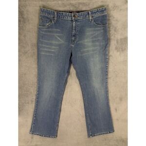 Vintage Levis Jeans Womens 16 M Blue Bootcut Medium Wash Denim Mid Rise Stretch